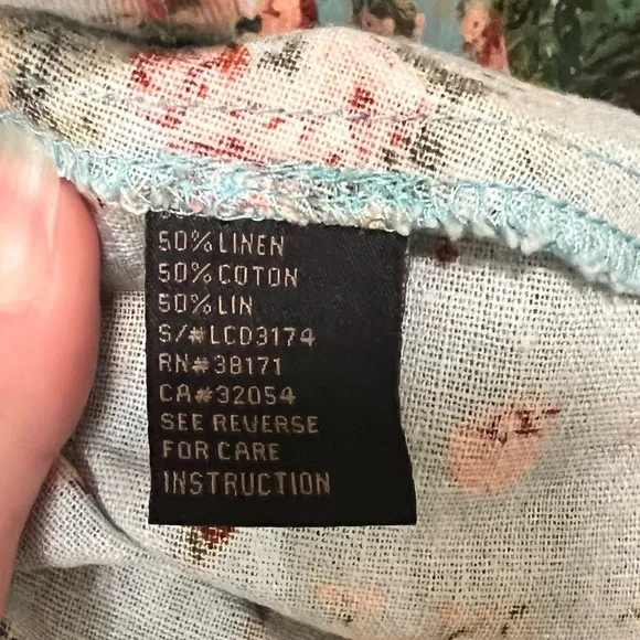 Lucca Couture Turquoise blue floral dress - Picture 4 of 7